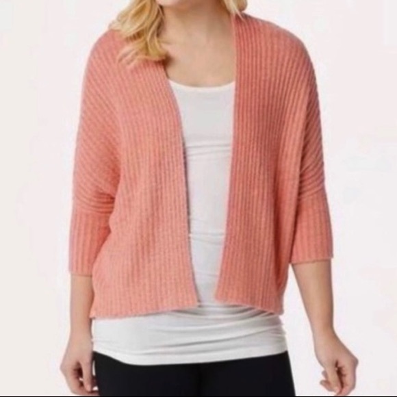 Barefoot Dreams Sweaters - EUC Barefoot Dreams CozyChic Lite Peach Cardigan. L/XL.